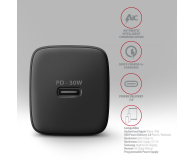 Axagon ACU-PD30, Sil 30W, 1x USB-C, PD3.0/PPS/QC4+/SFC/AFC/Apple - 1353457 - zdjęcie 3